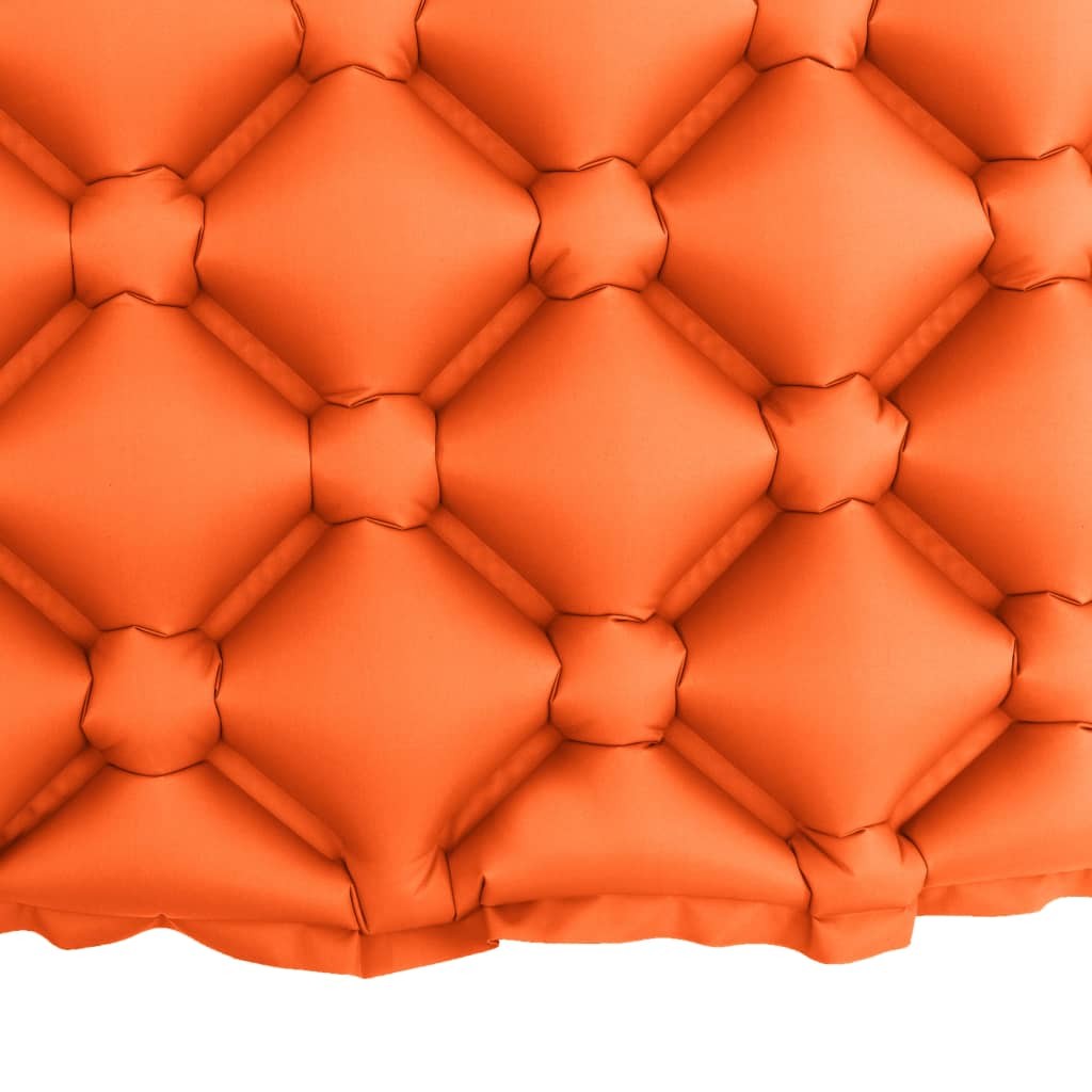 Inflatable Air Mattress with Pillow 58x190 cm Orange